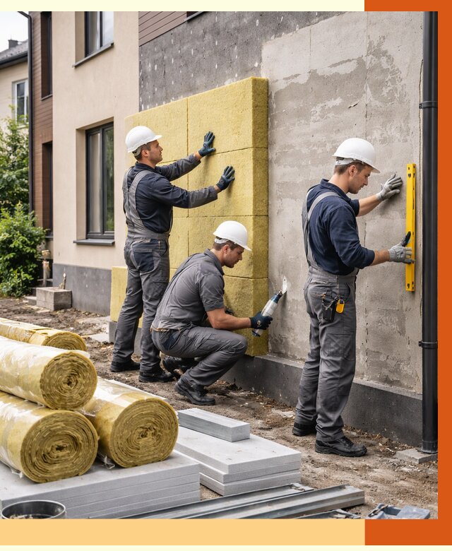 Утепление таунхауса в Шумерле от 7821 руб/м2 — комплекс под ключ | ТепломастерШмр