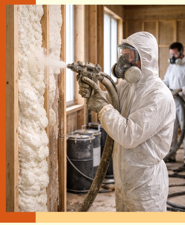 Утепление каркасного дома пенополиуретаном в Шумерле