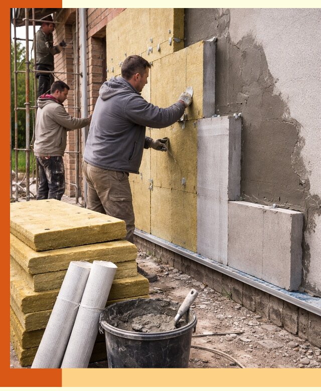 Утепление кирпичного дома под ключ в Шумерле