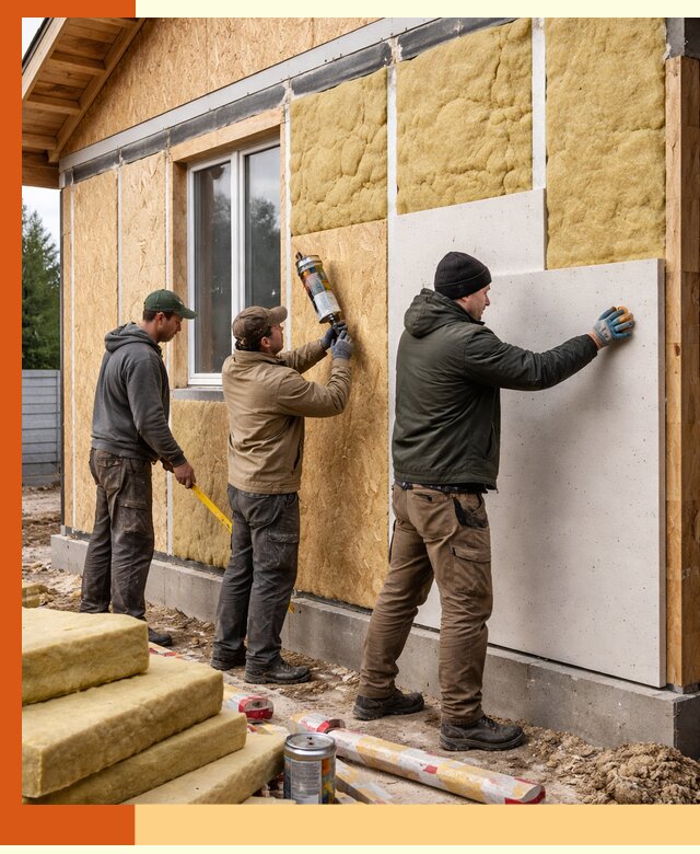 Профессиональное утепление дома из SIP-панелей в Шумерле
