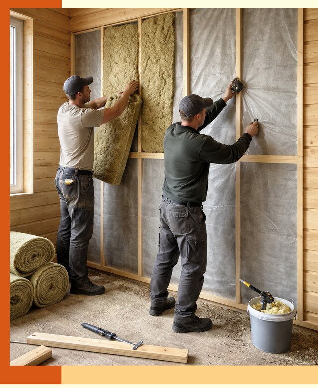 Утепление дома из минибруса в Шумерле: комплексные теплоизоляционные работы