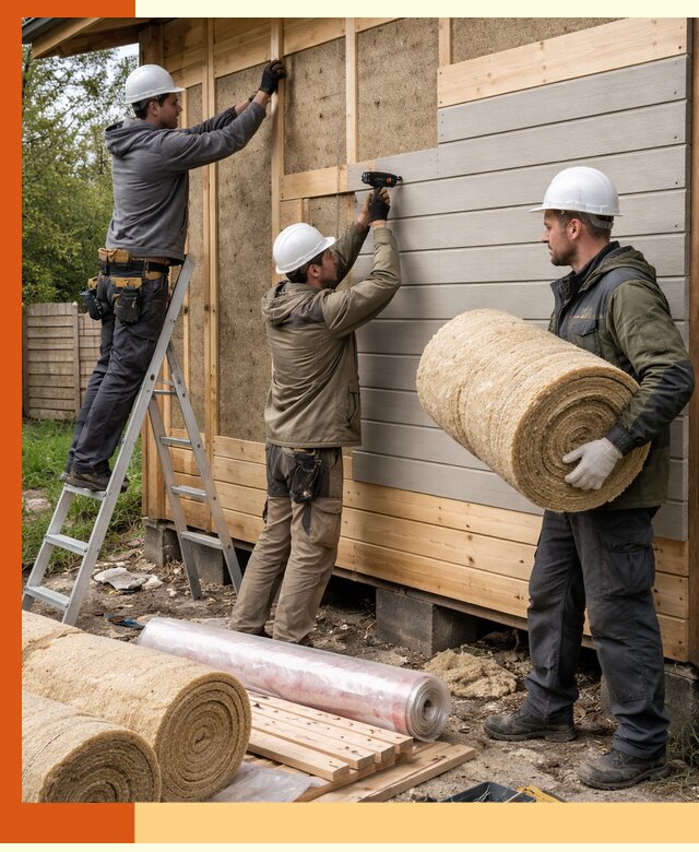 Утепление бани снаружи в Шумерле профессионально и надежно