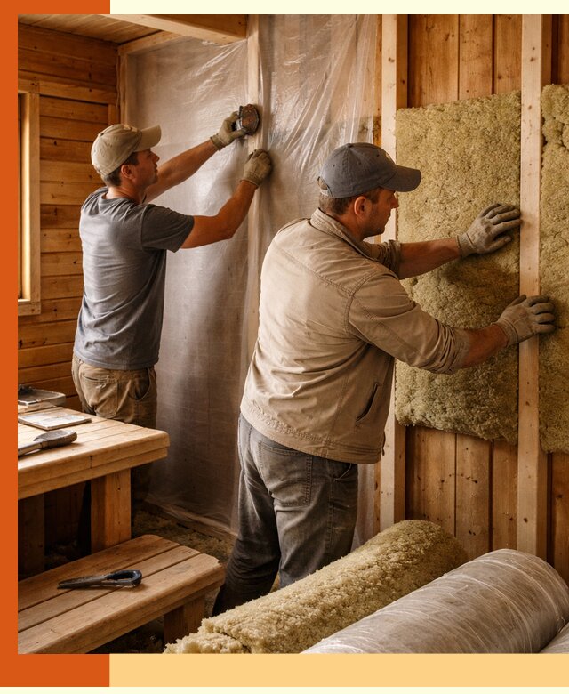 Утепление бани изнутри в Шумерле качественно и недорого