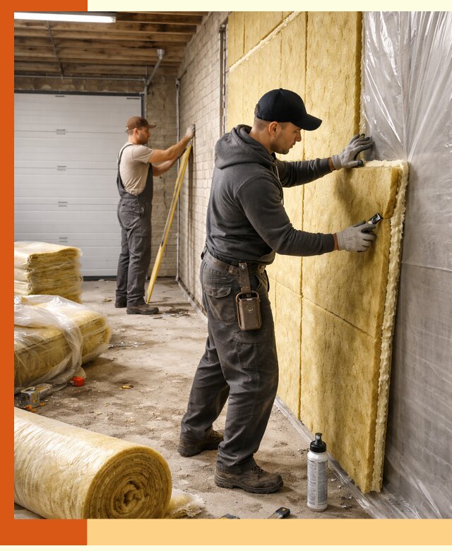 Утепление гаража под ключ в Шумерле — все виды теплоизоляции