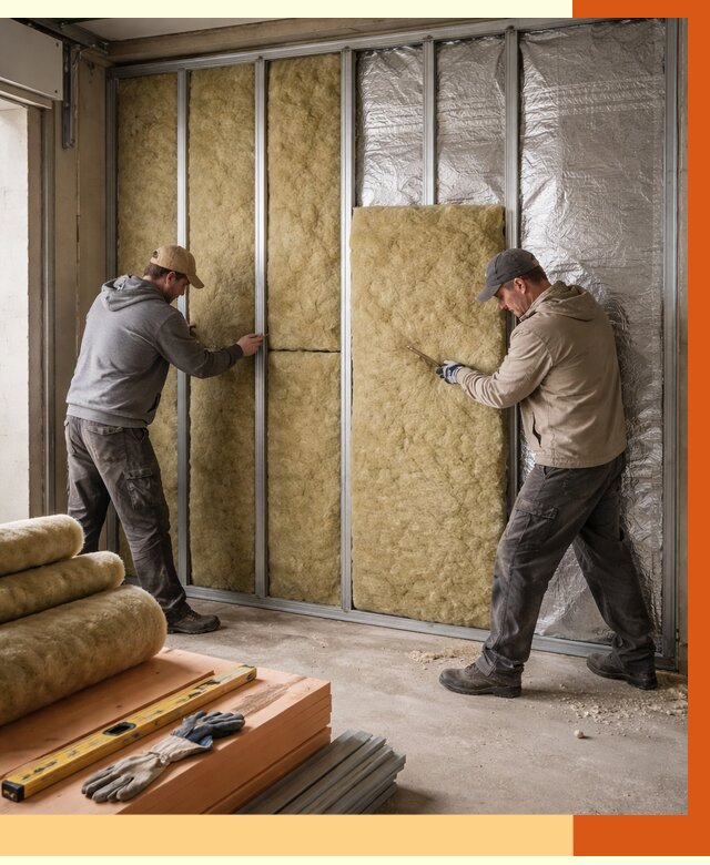 Утепление гаража изнутри в Шумерле от 8147 руб/м2 — работы и цена | ТепломастерШмр