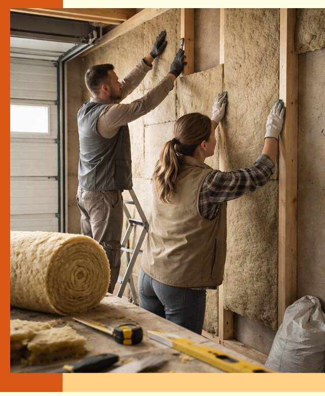 Утепление гаража изнутри в Шумерле: быстро и надежно