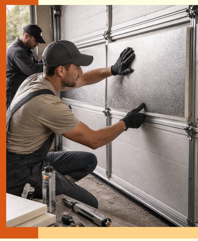 Утепление гаражных ворот в Шумерле качественно и надежно