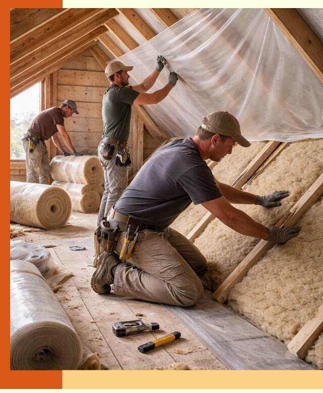 Утепление крыши изнутри в Шумерле: профессионально и надежно