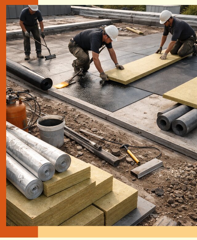 Утепление плоской крыши в Шумерле — надежная теплоизоляция и герметизация