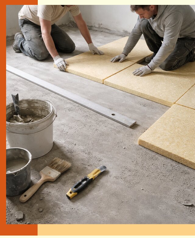 Утепление бетонного пола в Шумерле профессионально и недорого