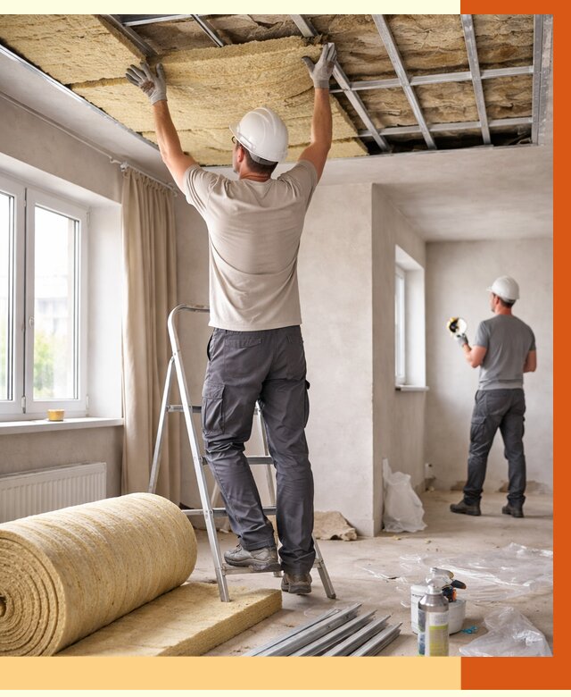 Утепление потолка в частном доме в Шумерле от 1032 руб./м² — работы под ключ | ТепломастерШмр