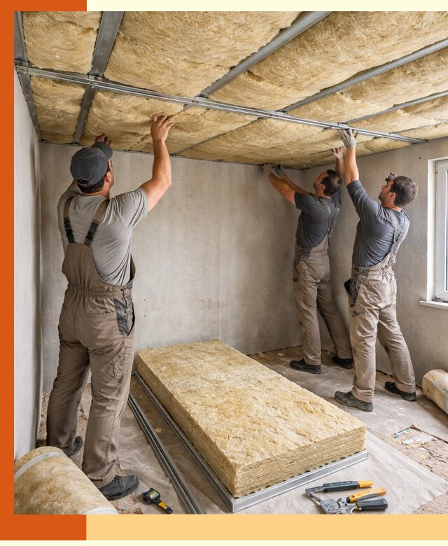 Утепление потолка в Шумерле — тепло и без сквозняков