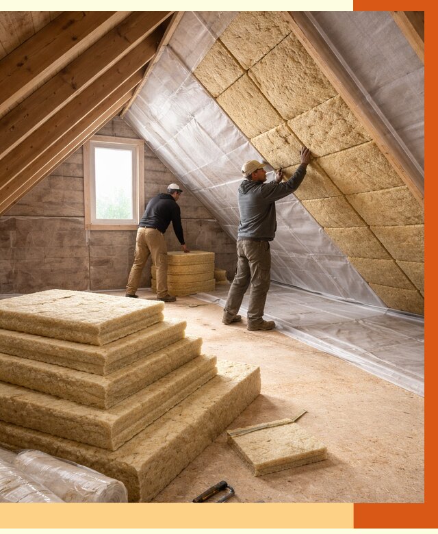 Утепление мансарды в Шумерле от 2716 руб/м2 — комплексно и под ключ | ТепломастерШмр