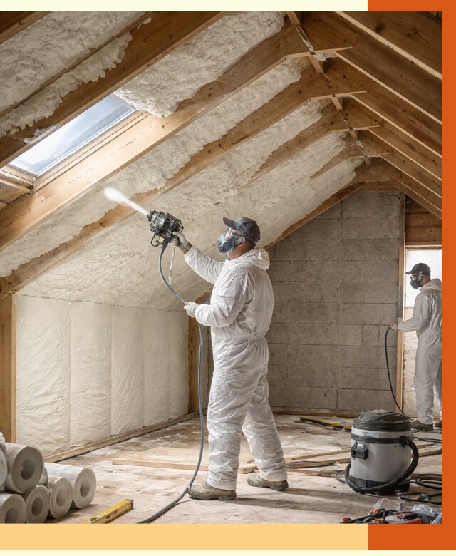 Утепление мансарды ППУ в Шумерле от 2987 руб./м² — заказать под ключ | ТепломастерШмр