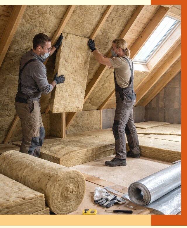 Утепление мансарды минватой в Шумерле от 4562 руб./м2 — монтаж и пароизоляция | ТепломастерШмр
