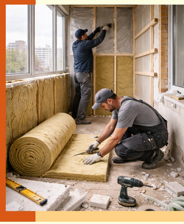 Утепление балкона под ключ в Шумерле качественно и быстро