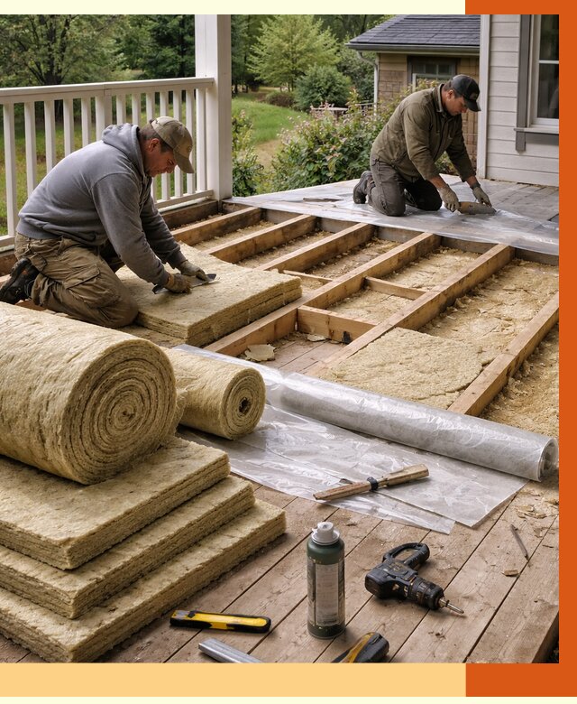 Утепление террасы в Шумерле от 4562 руб./м2 — утеплить террасу под ключ | ТепломастерШмр