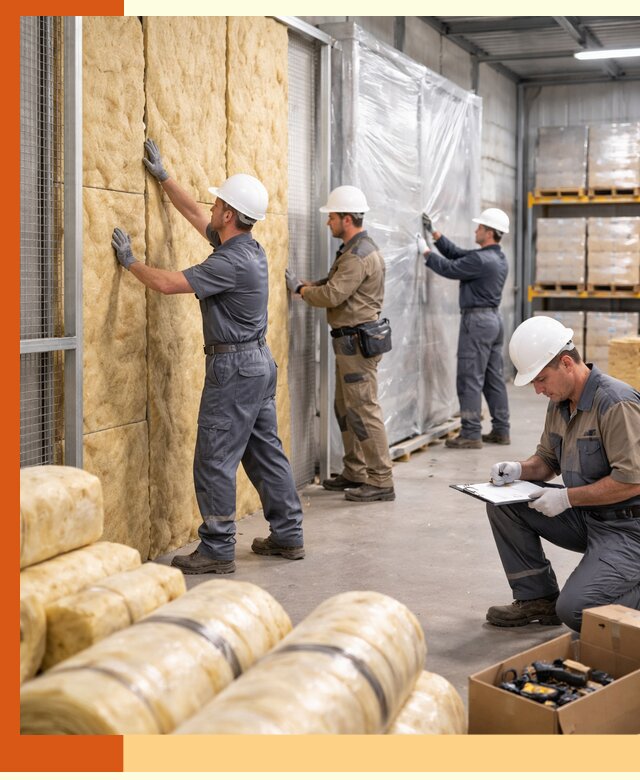 Утепление склада готовой продукции в Шумерле качественно и быстро