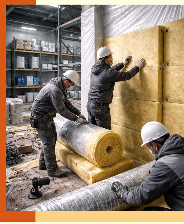 Утепление склада химсырья в Шумерле: безопасная и эффективная изоляция