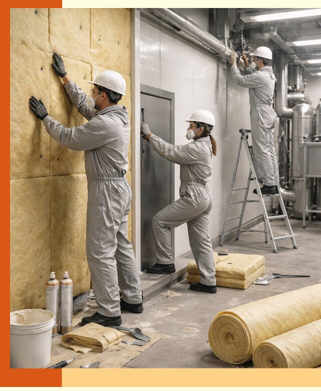 Утепление пищевого цеха под ключ в Шумерле