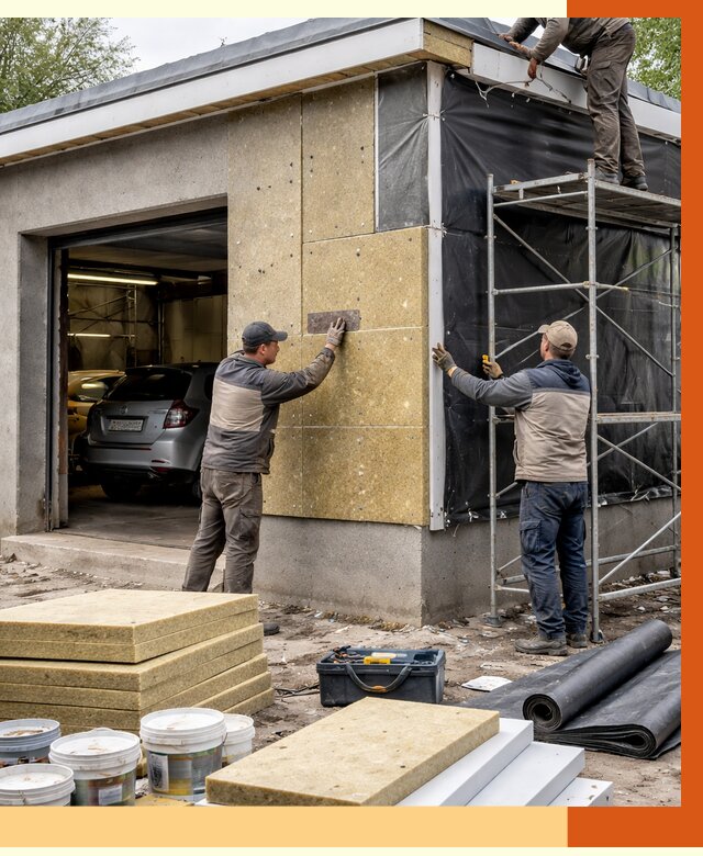 Утепление автосервиса в Шумерле ппу, пеноизоляция, от 15751 руб/м2 — ТепломастерШмр