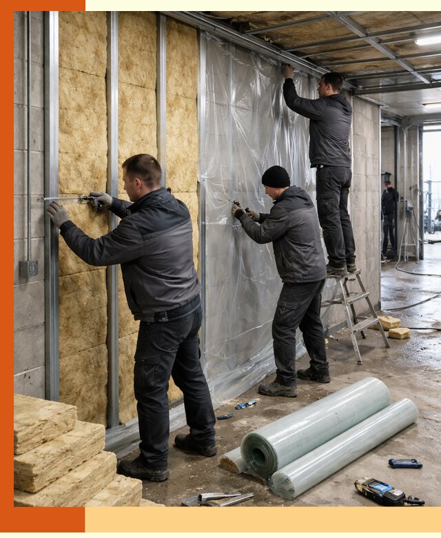 Профессиональное утепление автомойки в Шумерле для любого типа помещений