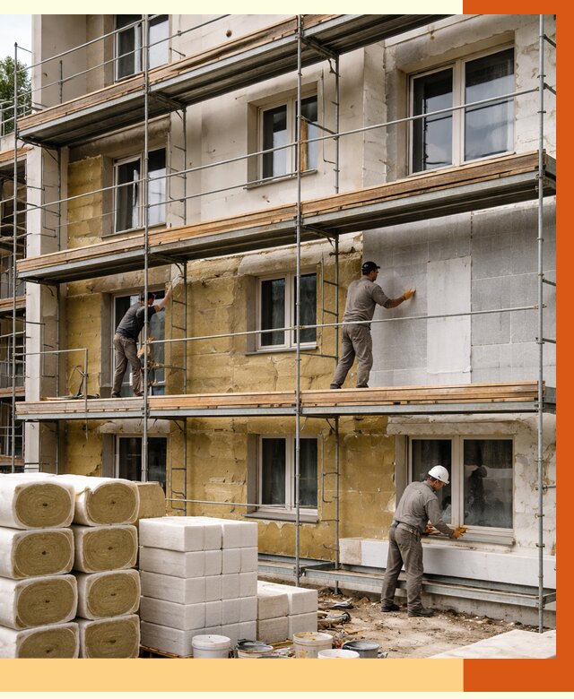 Утепление гостиницы в Шумерле от 7821 руб./м2 — комплексно, ППУ, под ключ | ТепломастерШмр