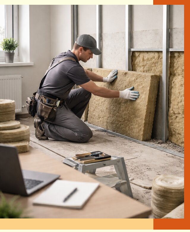 Утепление офиса в Шумерле от 4888 руб/м2 — комплексное утепление офиса под ключ | ТепломастерШмр