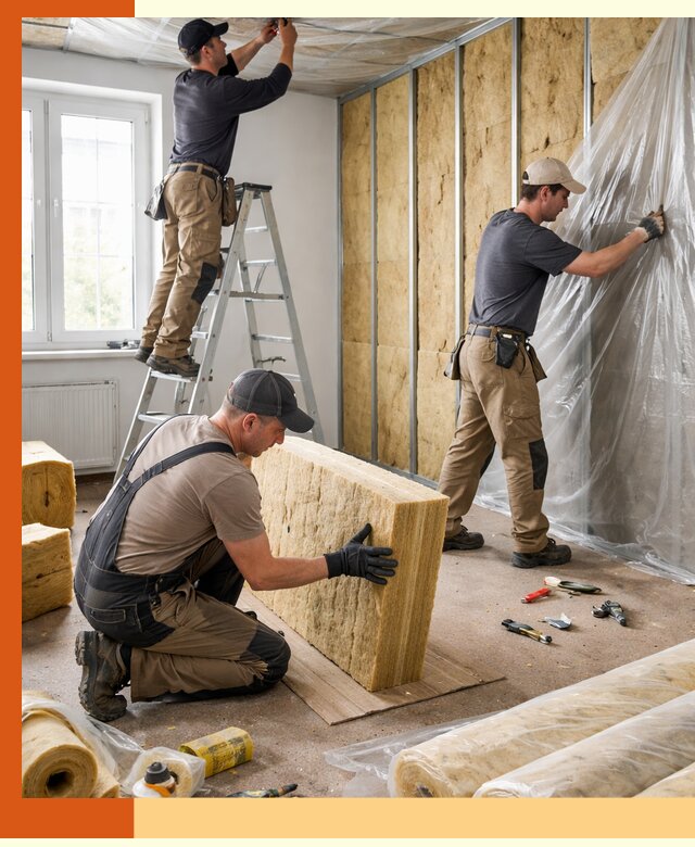 Утепление офисных помещений под ключ в Шумерле