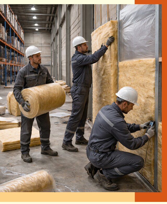 Утепление логистического центра в Шумерле от 4888 руб/м² под ключ | ТепломастерШмр