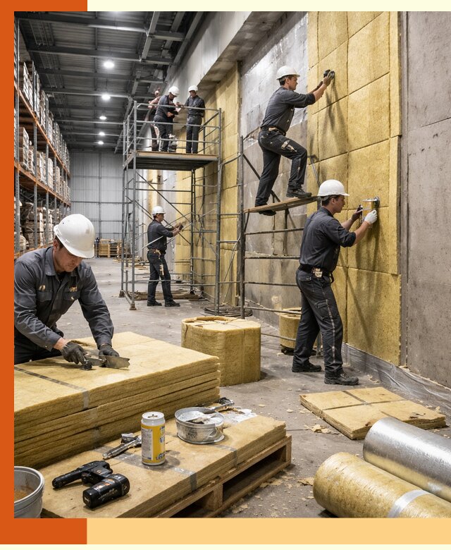 Утепление логистического центра в Шумерле качественно и экономично