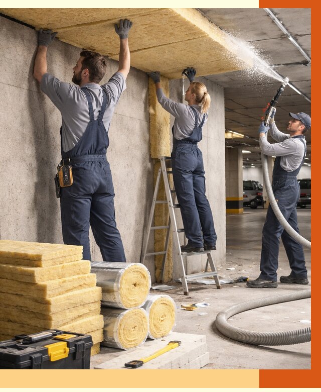 Утепление паркинга в Шумерле от 7387 руб./м2 — работы под ключ | ТепломастерШмр