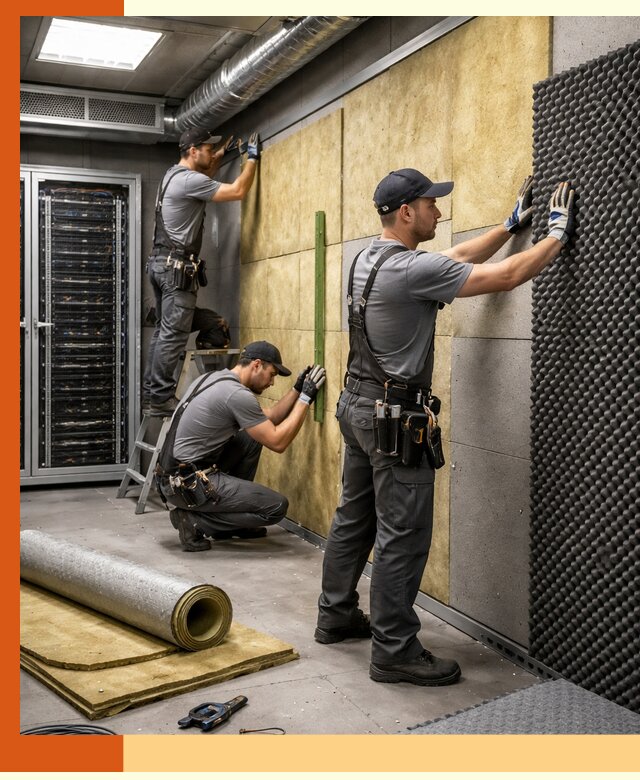 Утепление серверной комнаты профессионально в Шумерле