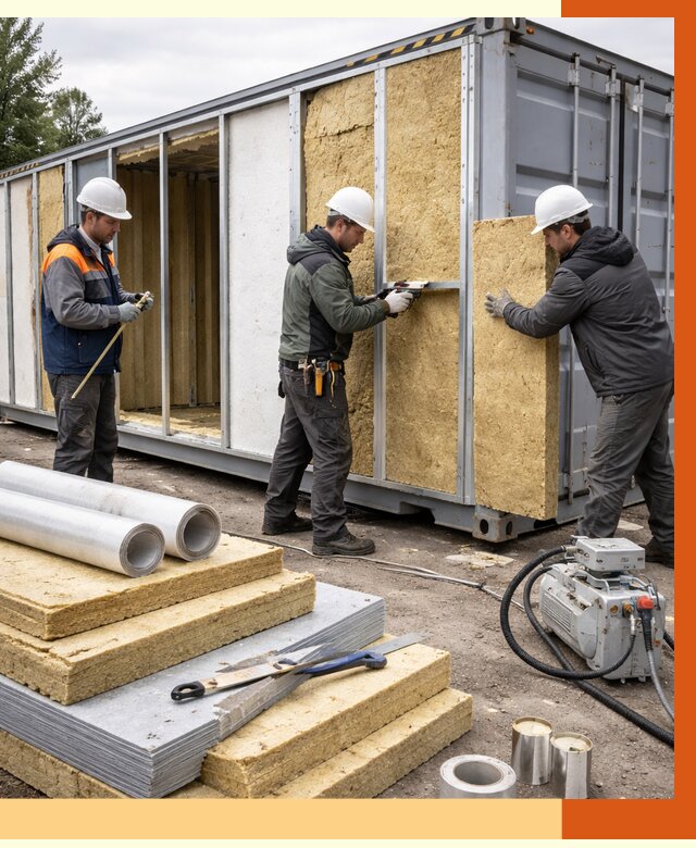 Утепление морского контейнера в Шумерле от 4074 руб. под ключ | ТепломастерШмр