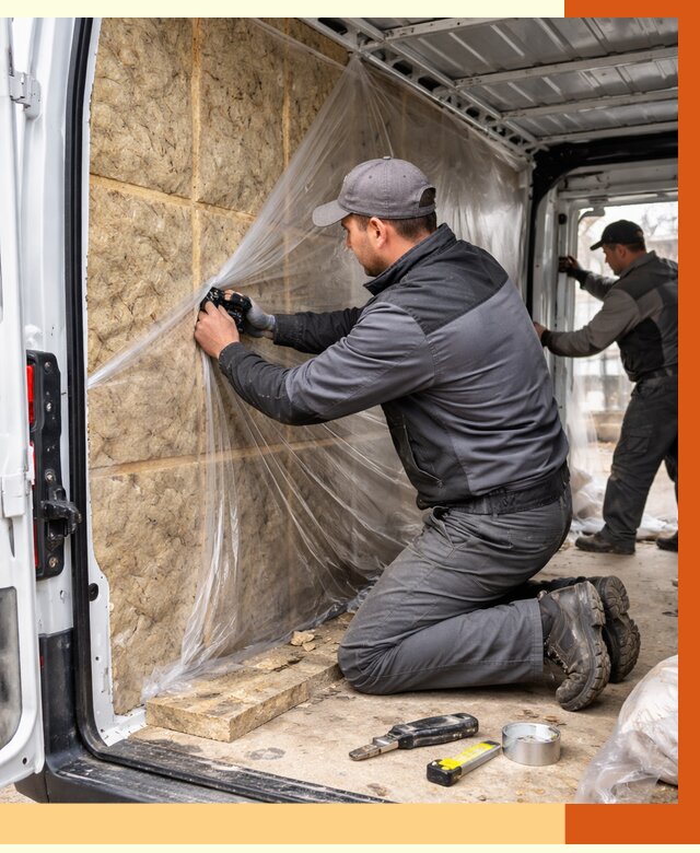 Утепление фургона в Шумерле от 17924 руб/м2 — утепление фургона ППУ и кузова | ТепломастерШмр