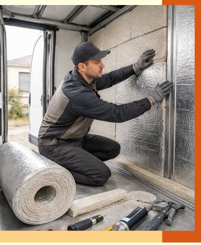 Утепление фургона рефрижератора в Шумерле от 13579 руб./м² под ключ | ТепломастерШмр