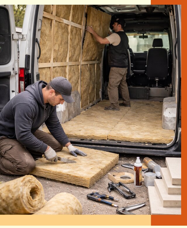 Утепление кемпера в Шумерле под ключ от 13036 руб. — профессионально | ТепломастерШмр