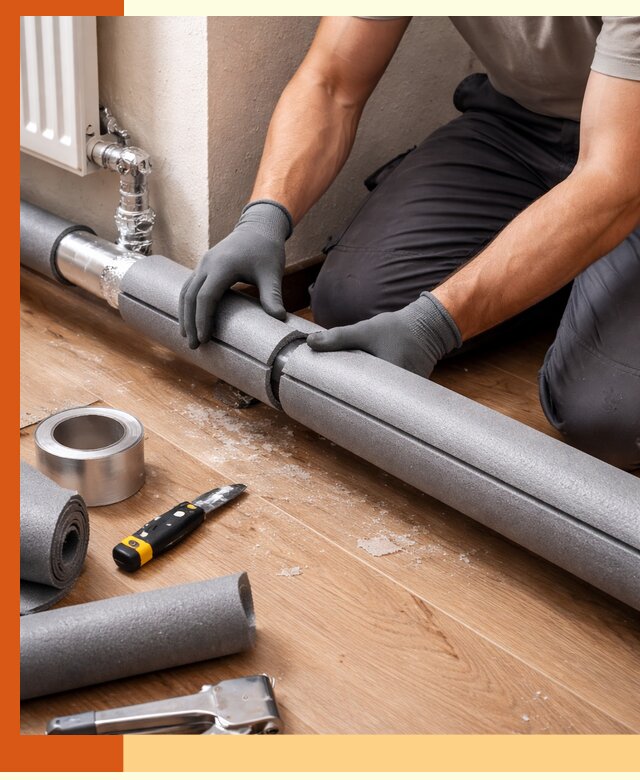 Утепление труб отопления в Шумерле: теплоизоляция и защита сети