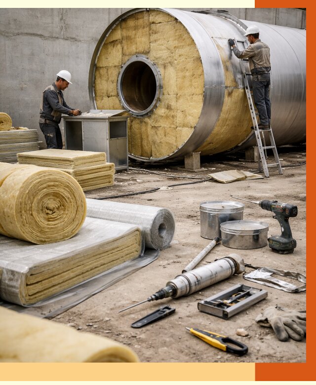 Утепление резервуара с топливом в Шумерле от 29873 руб. под ключ | ТепломастерШмр