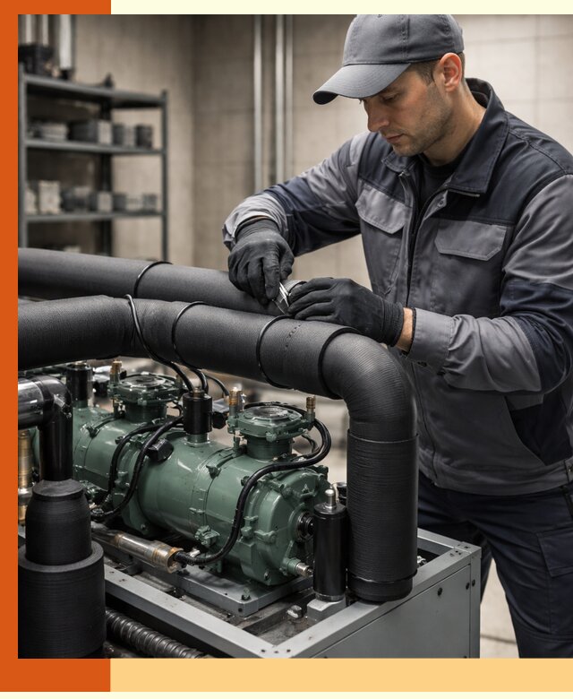 Утепление холодильного агрегата и теплоизоляция в Шумерле