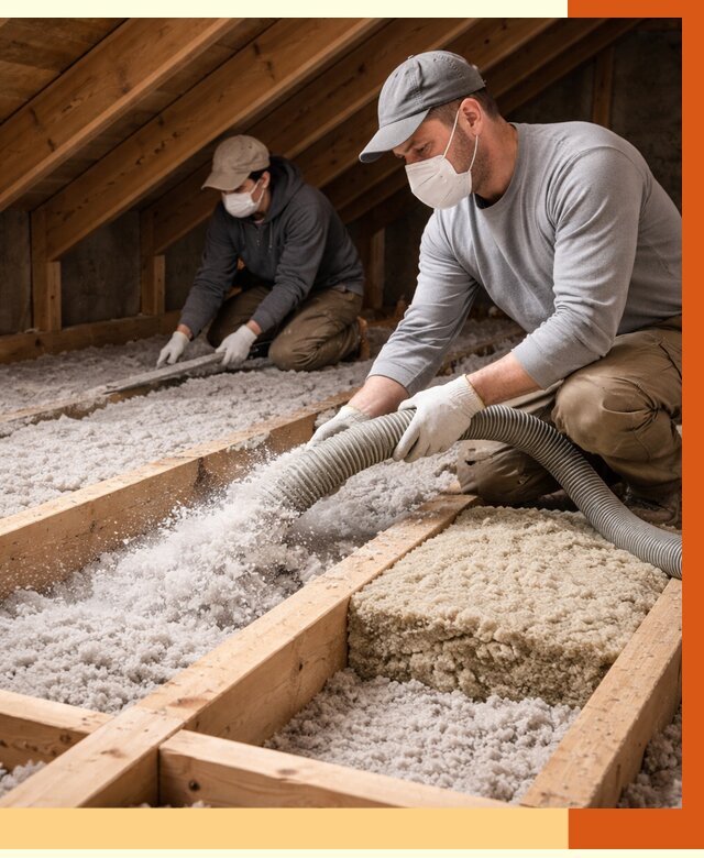 Заполнение полостей чердачного перекрытия в Шумерле от 4888 руб. | ТепломастерШмр