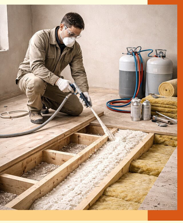 Заполнение полостей межэтажного перекрытия в Шумерле от 4562 руб. | ТепломастерШмр