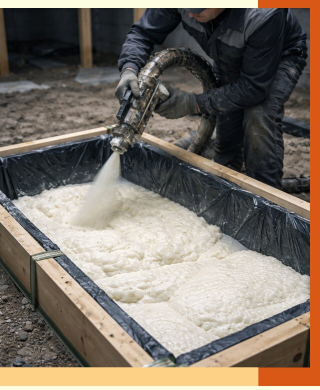 Заливка ППУ в формы в Шумерле от 2716 руб. — утепление форм под ключ | ТепломастерШмр