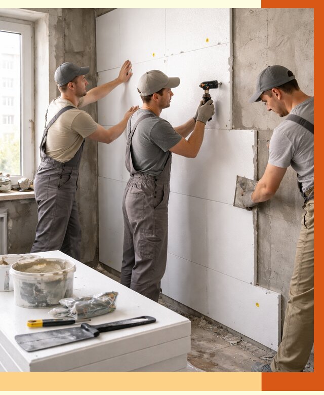 Утепление пенопластом домов и стен в Шумерле от 2010 руб. — ТепломастерШмр