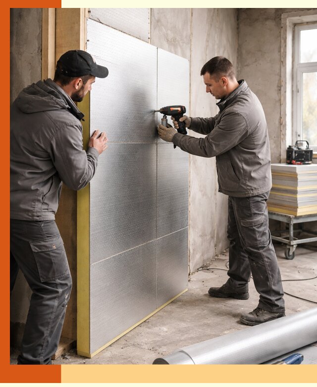 Утепление PIR панелями домов и зданий в Шумерле