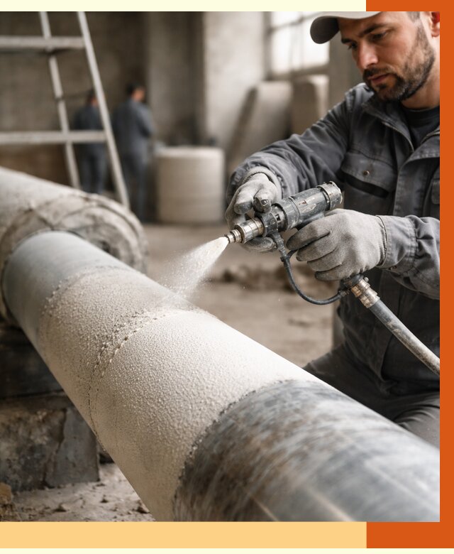 Утепление труб жидкой теплоизоляцией в Шумерле от 8147 руб. под ключ | ТепломастерШмр