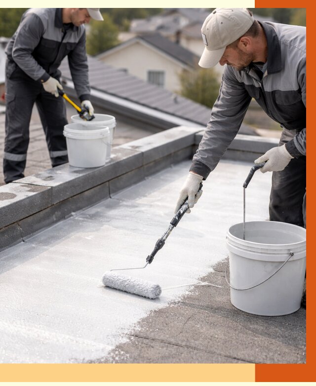 Утепление кровли жидкой теплоизоляцией в Шумерле от 2336 руб./м2 | ТепломастерШмр