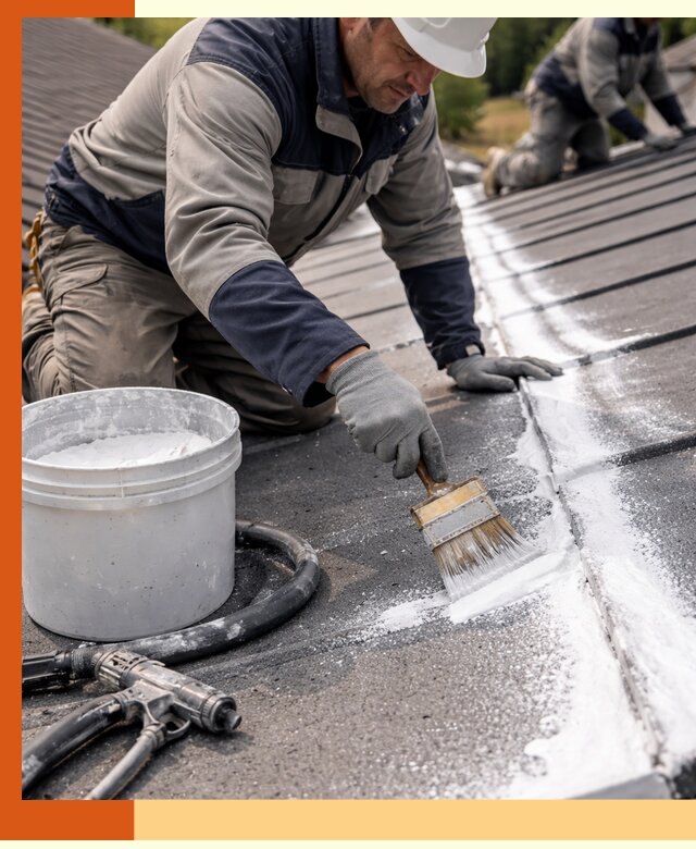 Утепление кровли жидкой теплоизоляцией в Шумерле