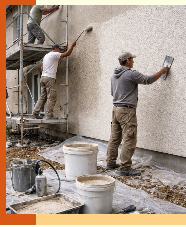 Утепление фасада жидкой пробкой в Шумерле