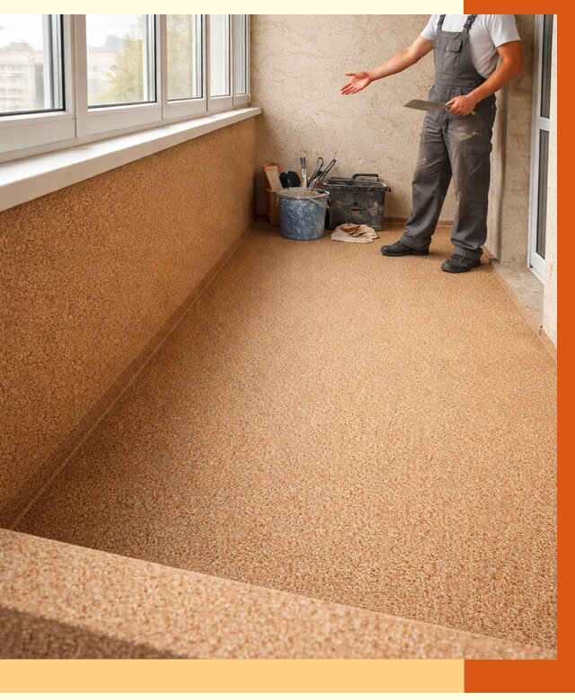 Утепление балкона жидкой пробкой в Шумерле от 3965 руб/м² под ключ | ТепломастерШмр